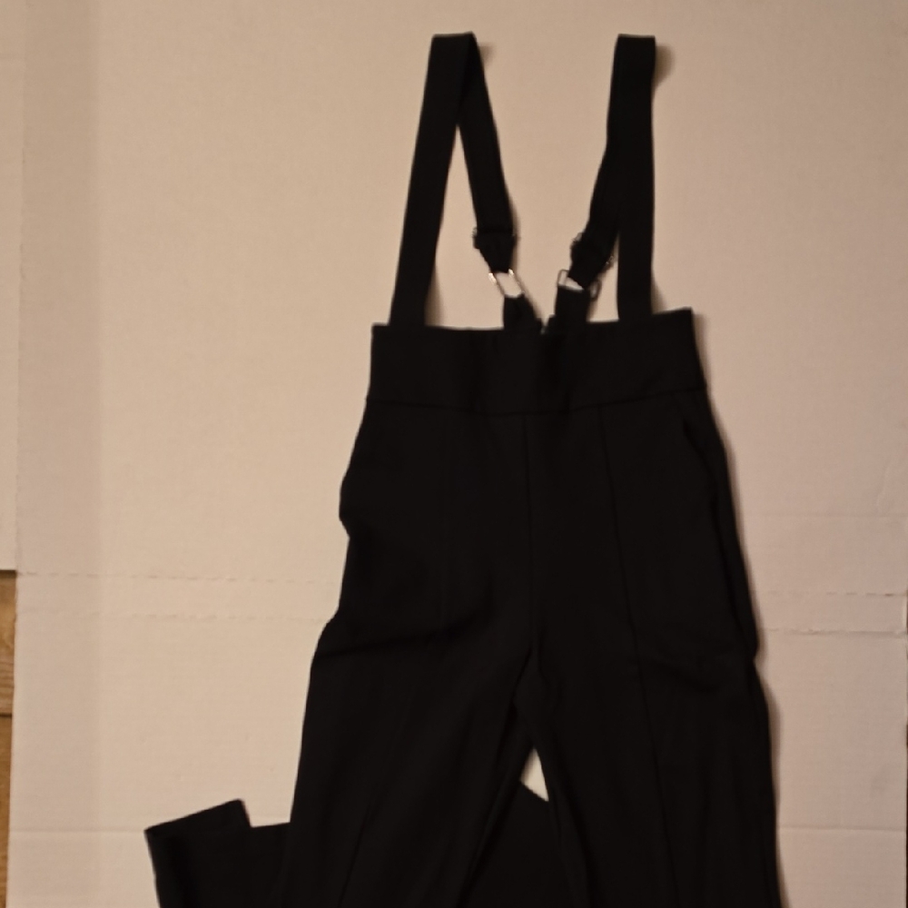 Blackmilk Black Suspender Pants